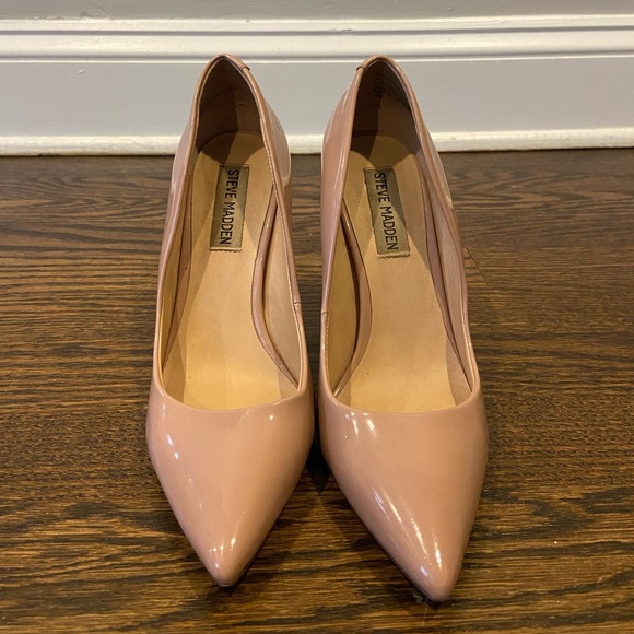 Steve Madden Shoes - Steve Madden Glossy Pink Stiletto Heels -Size 6